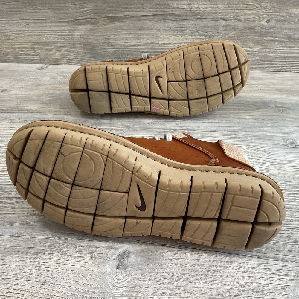 Nike Considered Mid Desert Oak Brown Leather Woven Vintage 311076-221 Size 8.5 - Picture 12 of 16